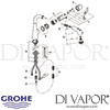 Grohe Zedra Single-Lever Sink Mixer Tap Spares
